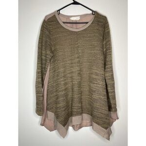 Anthropologie a’reve Long Sleeve Asymmetric Shirt